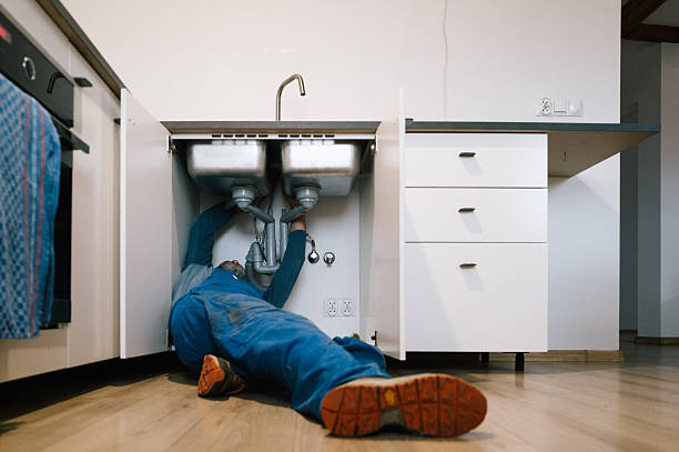 Professional Drain Cleaning technician working in Victoria, MN